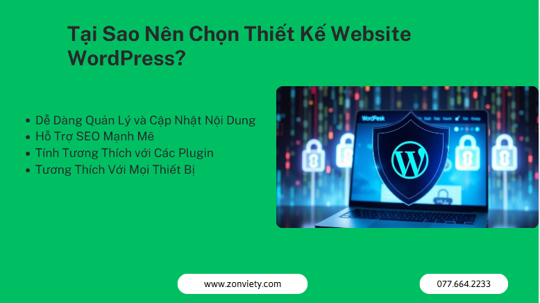 Thiết Kế Website WordPress Chuyên Nghiệp – Tối Ưu SEO và UX 1 Tại Sao Nên Chọn Thiết Kế Website WordPress?
