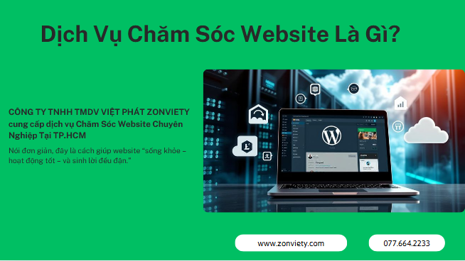 Dịch Vụ Chăm Sóc Website Chuyên Nghiệp Tại TP.HCM 1 Dịch Vụ Chăm Sóc Website Là Gì?